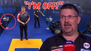 Table Gate Incident between Gary Anderson and Mensur Suljović 