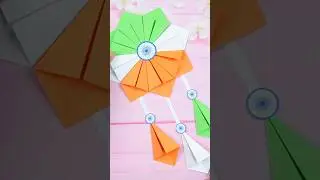 Independence Day Craft Ideas/Tricolor Crafts Idea/Republic Day Crafts #shorts #crafts #viralvideo