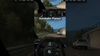 VW Caddy Autobahn High Speed Driving 🏎️🚓 in #eurotrucksimulator2 #ets2