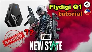 How to play PUBG NEW STATE  using mouse and keyboard ( Flydigi Q1 & Scorpion D1 ) 