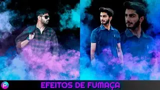 Pack Efeitos de Fumaça - Como colocar efeito de fumaça na foto, flyer, imagens, banner - PicsArt app