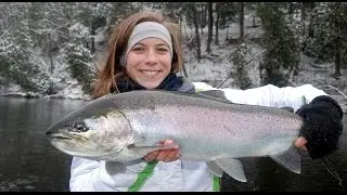 Winter Steelhead Fishing - Muskegon River Michigan