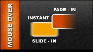 Xara Web Designer 7 Premium - mouse-over state slide in objects, fade-in and instant Lesson 55