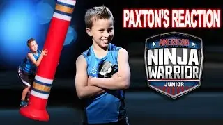 Paxton Myler's Reaction to American Ninja Warrior Jr!