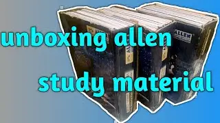 Unboxing And all Details Of Allen study material