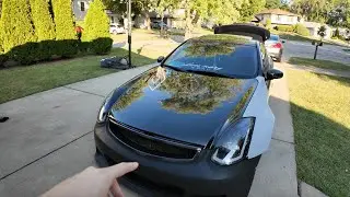 How to remove g35 coupe front fenders ( Crashed the G35 )