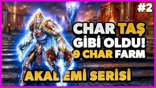 YENİ İTEMLERLE ÇOK GÜÇLENDİK - ÇAR TAŞ GİBİ OLDU! - 9 CHAR FARM - AKADEMİ SERİSİ 2 - DeathKO