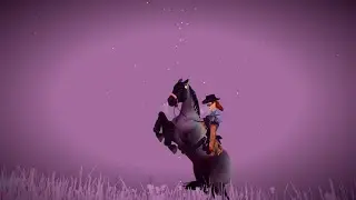 Star Stable: Training my Percherons Sapphire and Thunder