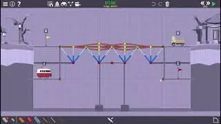 Poly Bridge 2 | 6-09 Squeeze Through