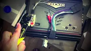how to hook up a 4 channel amp into stock radio stereo