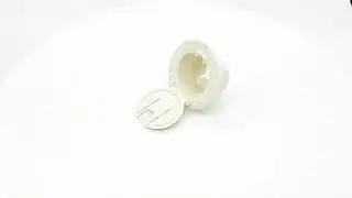 Valterra White Electric Power Cord Small Round Cable Hatch 3" Cutout A10-2140BU