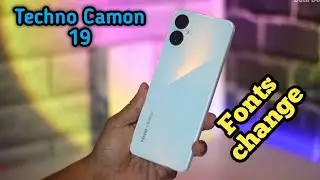 How To Change Font Style In Tecno Camon 19, Tecno Camon 19 Mein Font Style Setting