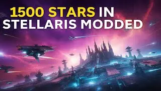 Building a Draconic Tech Empire with 1500 Stars in Stellaris(Modded)War!