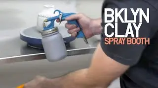 Spray Booth Demo with Anders Hamilton, BKLYN CLAY Co-Studio Manager