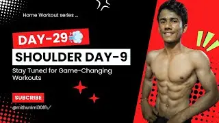 Crushing Shoulder Day 9! 💨 | 10Days Home Workout Challenge ✔️