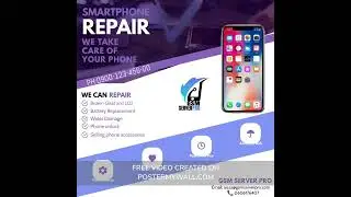 iphone Repair   Made with PosterMyWall