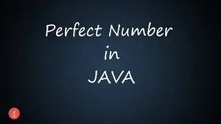 Perfect Number in Java || BluejCode