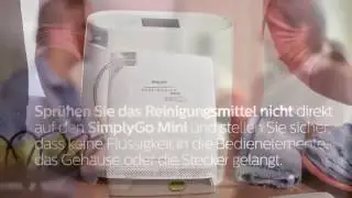 SimplyGo Mini - Reinigung und Pflege des mobilen Sauerstoffkonzentrators (Deutsch)
