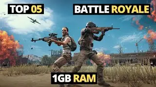 5 Best BATTLE ROYALE Games for 1GB Ram Phones | Free Fire | PUBG Mobile Lite