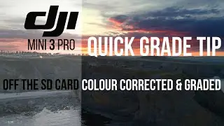 🌈 HOW TO COLOUR GRADE 10 Bit, D - CINELIKE ON THE DJI MINI 3 PRO