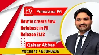How to Create New Database in Primavera P6 Professional R21 12