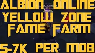 Albion Online - How To Fame Farm Faster In Yellow Zone