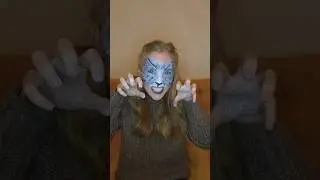 How to paint your face like a wolf | Maddie Moate 