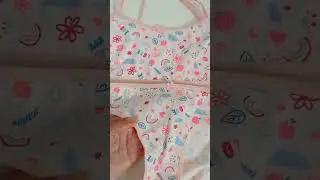 Conjunto menina moça calcinha e sutiã infantil top infantil