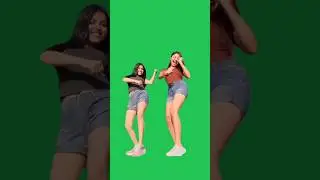 Butifull girls dance green screen //Girel Dar's free green screen chroma key video 