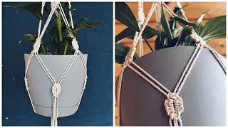DIY: Macrame Plant Hanger - natural and simple