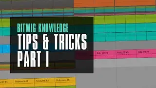 Bitwig TIPS & TRICKS 1 -  This is why we all love Bitwig Studio