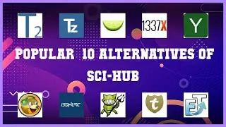 SCI-HUB | Best 34 Alternatives of SCI-HUB