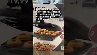 Machine mini #donuts #aldi  bientôt mon avis #shortvideo #shorts