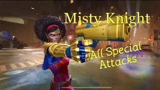 Misty Knight All Special Attacks | Marvel Contest of Champions | MCOC
