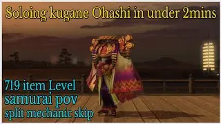 Soloing kugane Ohashi as a dps 719 ilvl