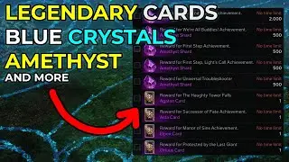 Achievements are IMPORTANT! Get Amethyst Shards, Legendary Cards, and Blue Crystals | Lost Ark Guide