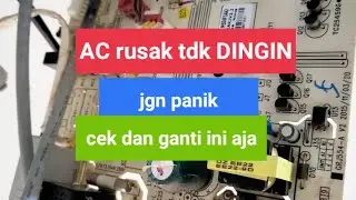 Cek dan ganti komponen ini saja jika AC tidak dingin keluar angin pelan saja,dan muncul kode H6