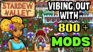 Just Vibing Out On My 800+ Mod Stardew Valley Save And Chatting!
