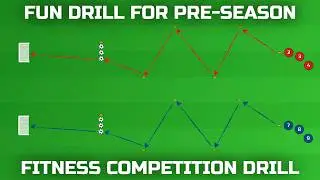 Fun & Easy Fitness Drill for Pre-Season | Football/Soccer