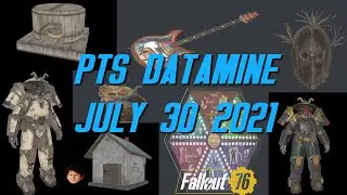 Fallout 76 - PTS Datamine - July 30th 2021