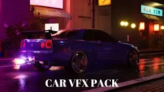 Unreal Engine Marketplace Car VFX Pack Demonstration / VRhinoFX