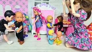 ТОЛЬКО НЕ ГОСТИ😱👿😜 Катя и Макс веселая семейка! СБОРНИК смешных серий куклы БАРБИ истории ДАРИНЕЛКА