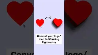Convert victor to 3D in just one click using Figma || Figma Tutorial 