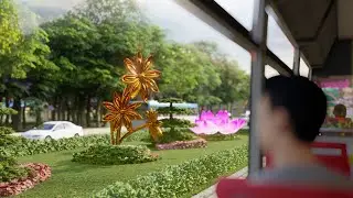 Ga Đồng Đăng sketchup and Lumion