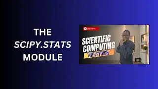 16. The SciPy.Stats Module