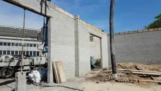 Приемка бетона в армопояс