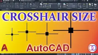 How to Change Crosshair or Cursor Size in AutoCAD - Hindi Tutorial.