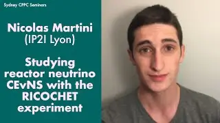 Nicolas Martini (IP2I, Lyon): Studying reactor neutrino CEvNS with the RICOCHET experiment