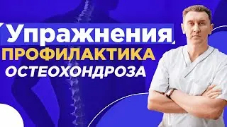 Остеохондроз - упражнения для профилактики боли в спине. Нейрохирург Александр Печиборщ