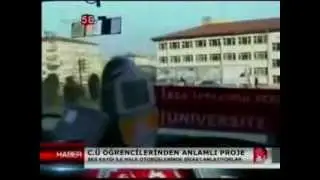 Cumhuriyet Üniversitesi Öğrencileri Otobüslerde Sivas'ı Tanıtıyor
